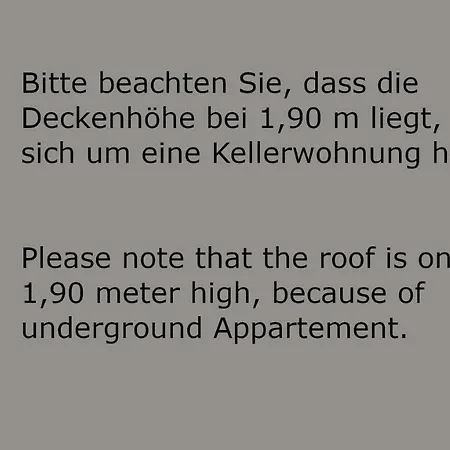 Souterrain-wohnung Nahe Phantasialand *